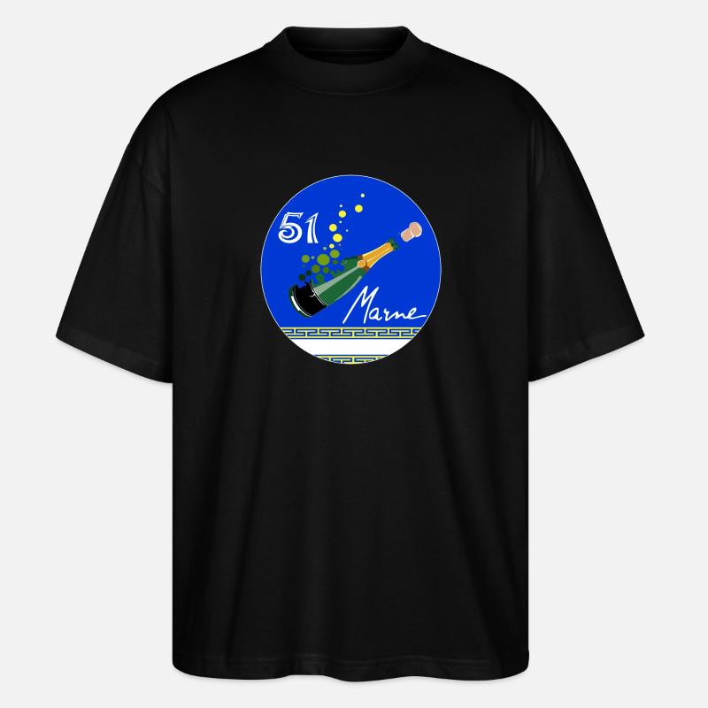 Mergel - Stanley/Stella Oversized Unisex Bio T-Shirt Blaster 2.0 - Schwarz