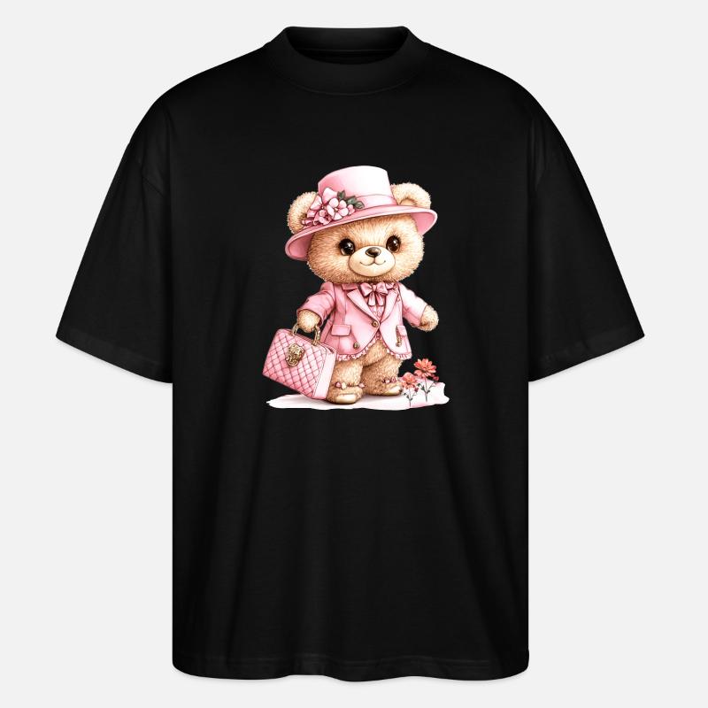 Les ours sont en liberté ! - T-shirt bio Blaster 2.0 coupe oversize Stanley/Stella Unisexe - noir