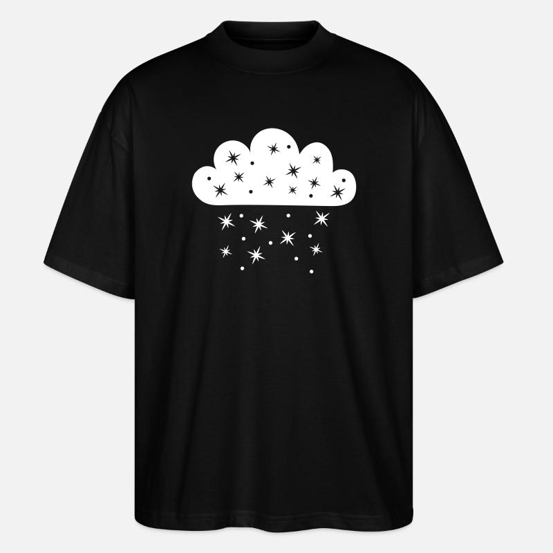 Wolke Sternenfall - Stanley/Stella Oversized Unisex Bio T-Shirt Blaster 2.0 - Schwarz