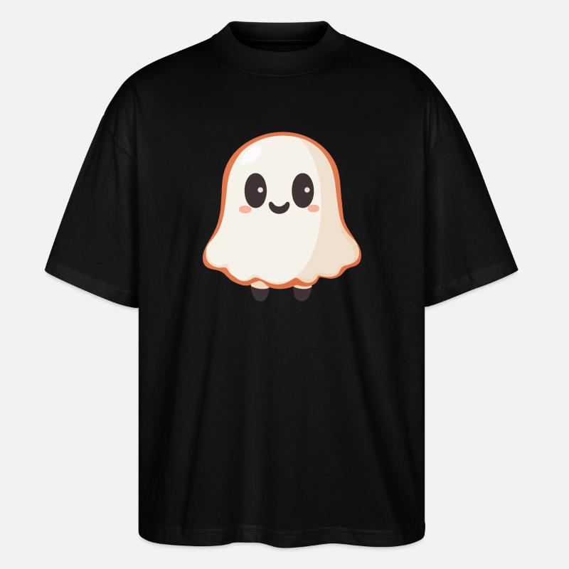 Fantôme mignon - T-shirt bio Blaster 2.0 coupe oversize Stanley/Stella Unisexe - noir