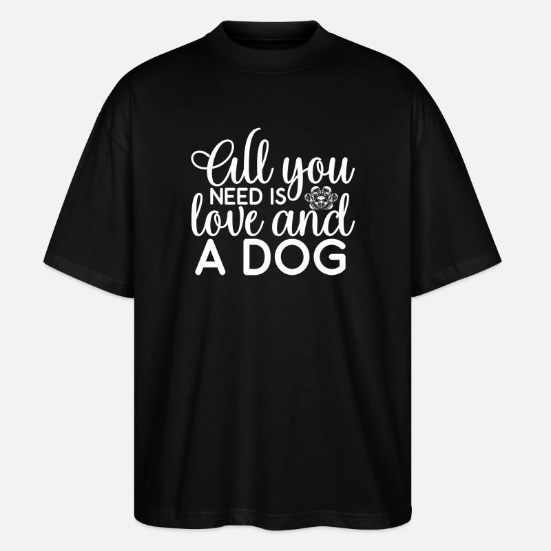 Allyouneed - Stanley/Stella Oversized Unisex Bio T-Shirt Blaster 2.0 - Schwarz