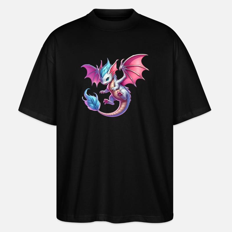Dragon - T-shirt bio Blaster 2.0 coupe oversize Stanley/Stella Unisexe - noir