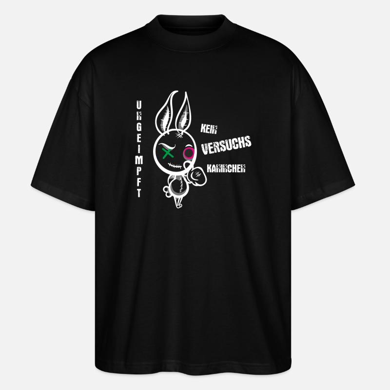 Patchbunny Kämpfer - Stanley/Stella Oversized Unisex Bio T-Shirt Blaster 2.0 - Schwarz