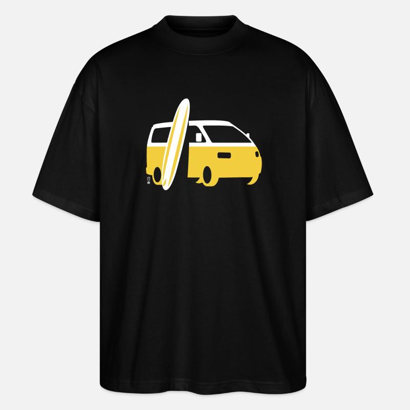 Vanlife & Surf - T-shirt bio Blaster 2.0 coupe oversize Stanley/Stella Unisexe - noir