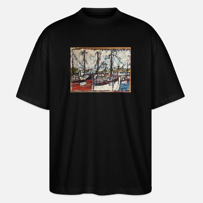 Snogebæk - Stanley/Stella Oversized Unisex Bio T-Shirt Blaster 2.0 - Schwarz