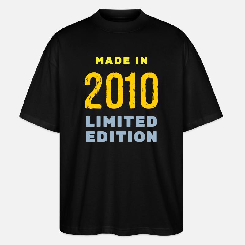 2010 - T-shirt bio Blaster 2.0 coupe oversize Stanley/Stella Unisexe - noir