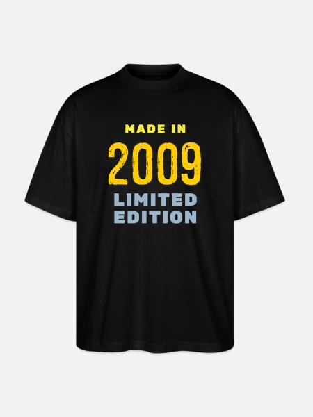 2009 - Stanley/Stella Oversized Unisex Organic T-shirt Blaster 2.0 - black