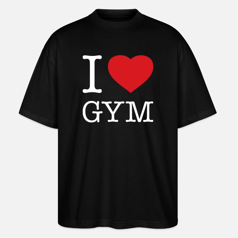 J’ADORE LA GYM - T-shirt bio Blaster 2.0 coupe oversize Stanley/Stella Unisexe - noir