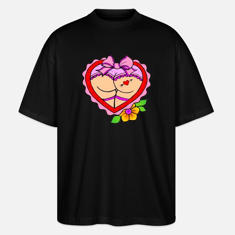 lustiger Spaß lol lachen - Stanley/Stella Oversized Unisex Bio T-Shirt Blaster 2.0 - Schwarz