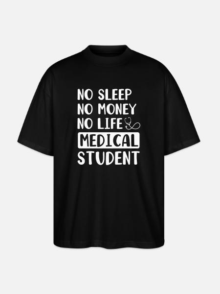 Medicine Student Doctor - Stanley/Stella Oversized Unisex Organic T-shirt Blaster 2.0 - black