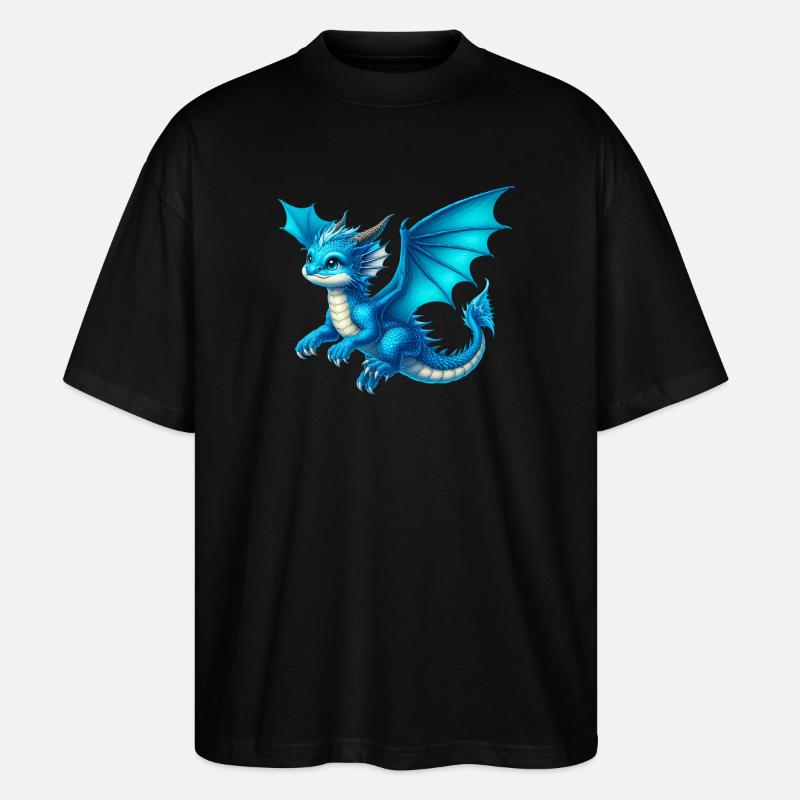 Dragon - T-shirt bio Blaster 2.0 coupe oversize Stanley/Stella Unisexe - noir