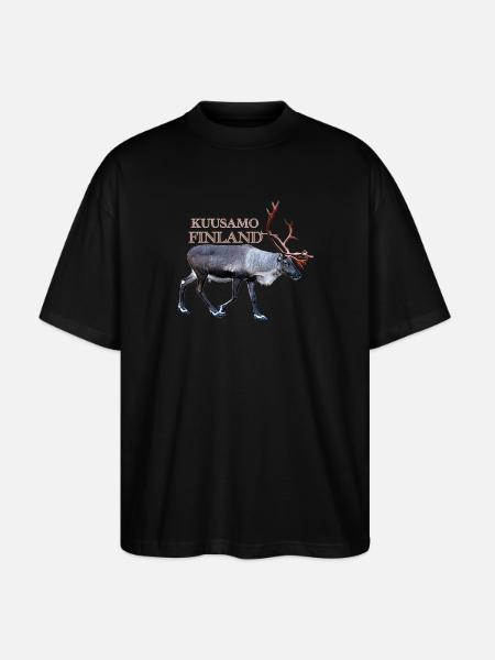 Kuusamo - Stanley/Stella Oversized Unisex Bio T-Shirt Blaster 2.0 - Schwarz