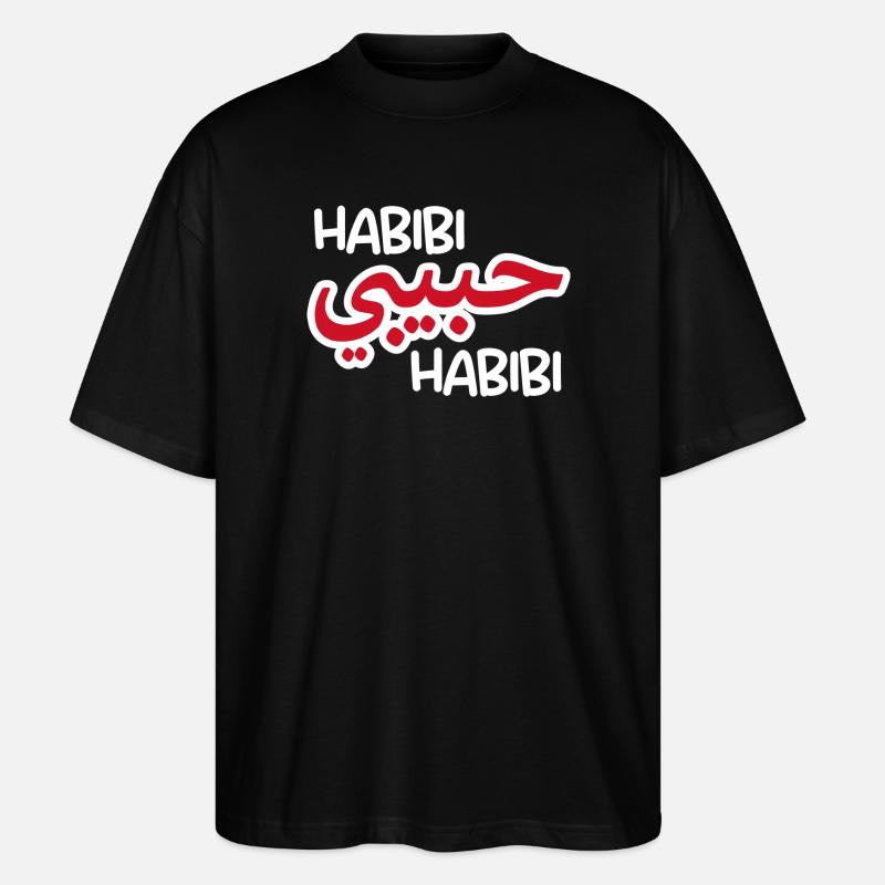 Habibi (dunkel) - Stanley/Stella Oversized Unisex Bio T-Shirt Blaster 2.0 - Schwarz