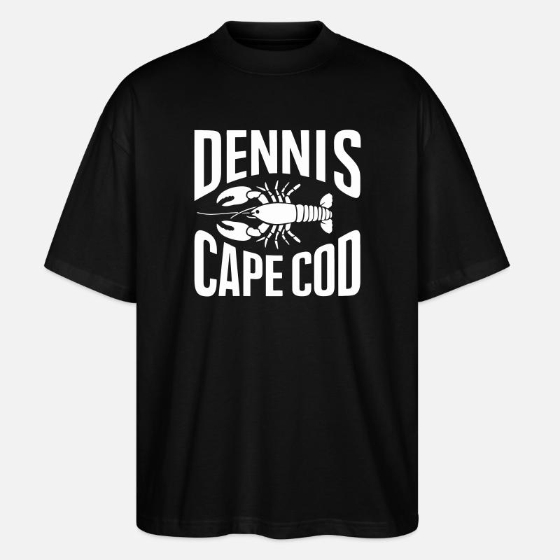 Dennis Cape Cod Lobster - Stanley/Stella Oversized Unisex Organic T-shirt Blaster 2.0 - black