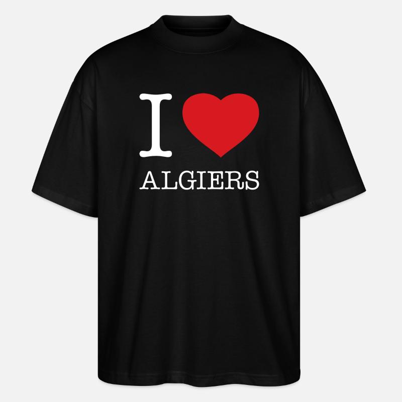 J’ADORE ALGER - T-shirt bio Blaster 2.0 coupe oversize Stanley/Stella Unisexe - noir
