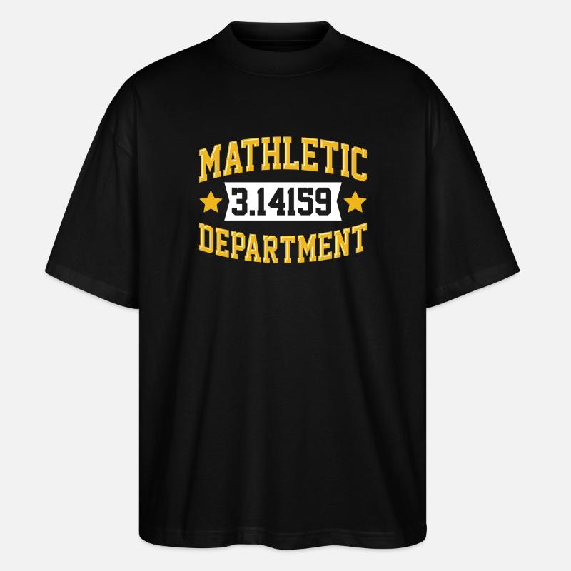 Mathletic Abteilung - Stanley/Stella Oversized Unisex Bio T-Shirt Blaster 2.0 - Schwarz