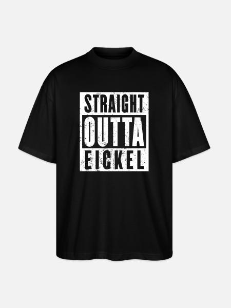 Eickel, Ruhrgebiet, Ruhrpott, Wanne-Eickel - Stanley/Stella Oversized Unisex Bio T-Shirt Blaster 2.0 - Schwarz