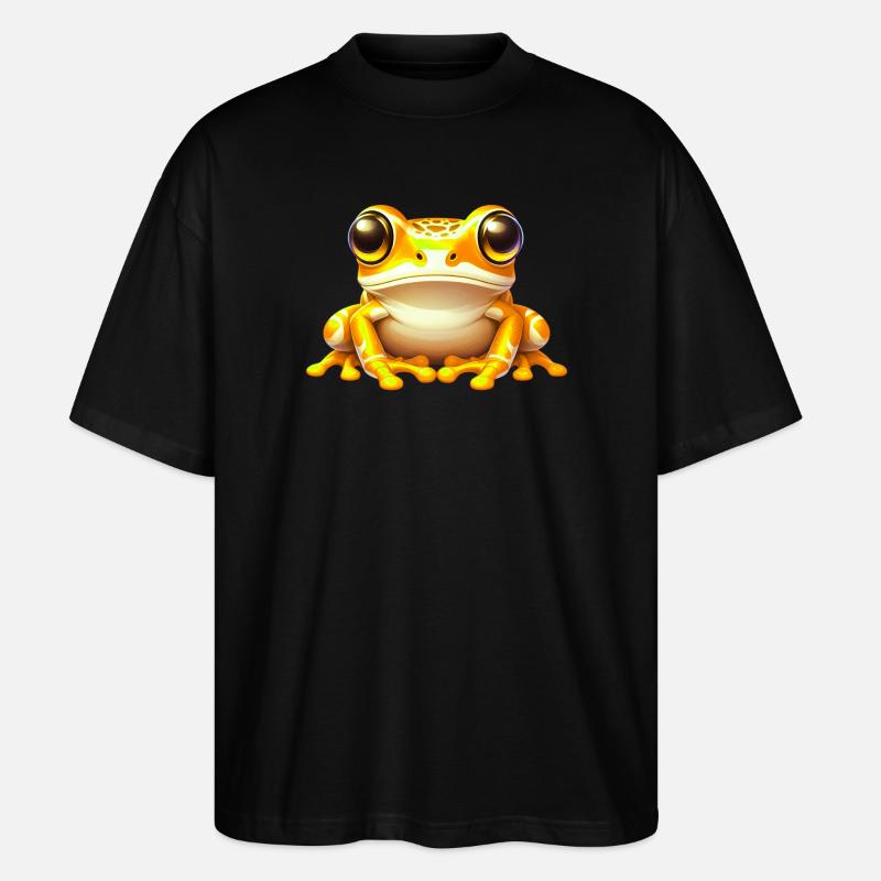 Frosch - Stanley/Stella Oversized Unisex Bio T-Shirt Blaster 2.0 - Schwarz