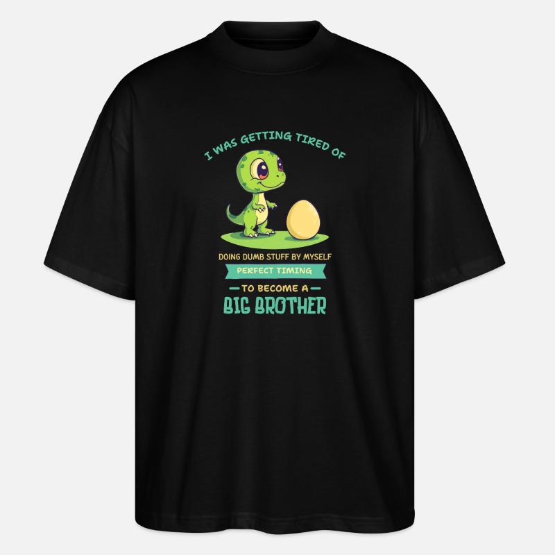 Grumpy Fussy Fetter Text Logo - Stanley/Stella Oversized Unisex Bio T-Shirt Blaster 2.0 - Schwarz