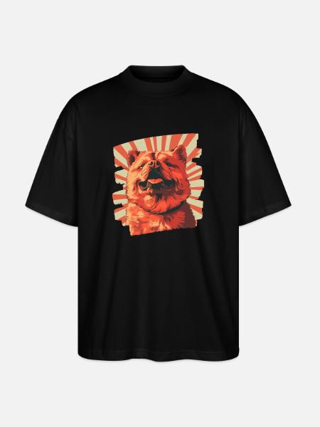 Chow Chow - T-shirt bio Blaster 2.0 coupe oversize Stanley/Stella Unisexe - noir