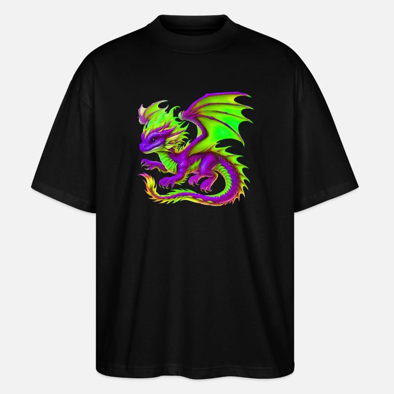 Dragon - T-shirt bio Blaster 2.0 coupe oversize Stanley/Stella Unisexe - noir