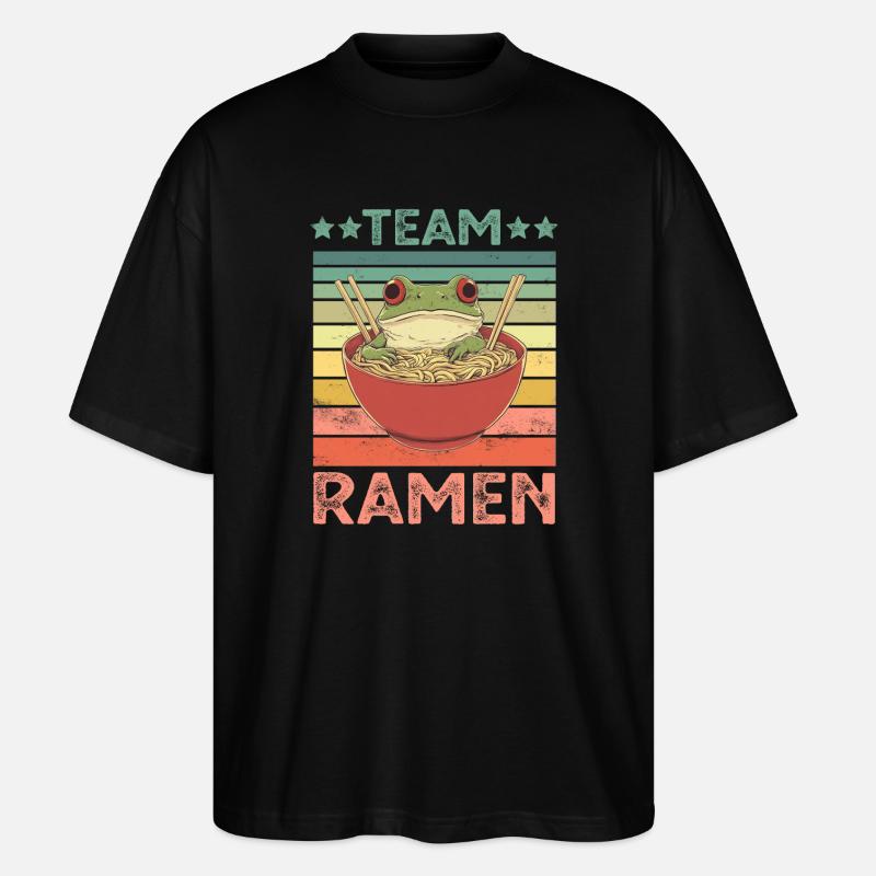 Ramen - Stanley/Stella Oversized Unisex Bio T-Shirt Blaster 2.0 - Schwarz