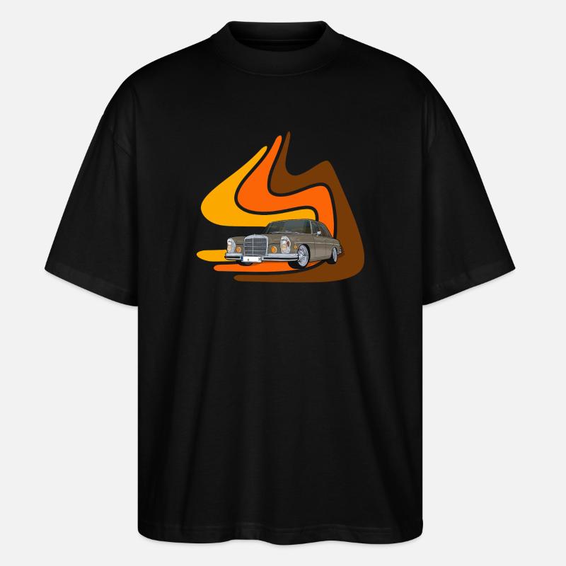 Retro Auto - Stanley/Stella Oversized Unisex Bio T-Shirt Blaster 2.0 - Schwarz
