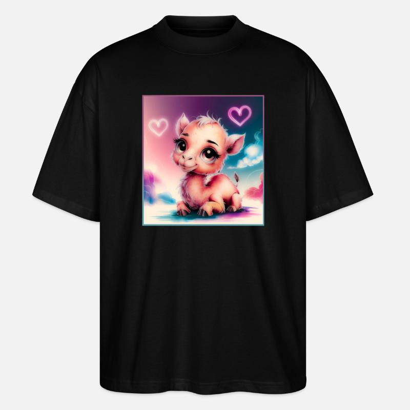 Baby Kamel - Stanley/Stella Oversized Unisex Bio T-Shirt Blaster 2.0 - Schwarz