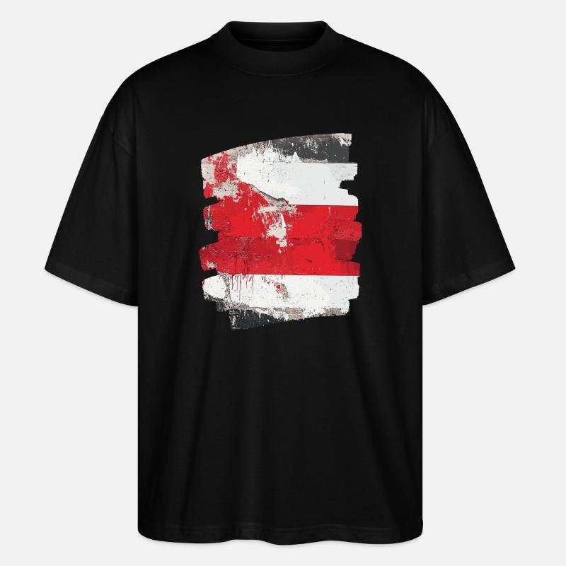 Autriche Drapeau Autriche - T-shirt bio Blaster 2.0 coupe oversize Stanley/Stella Unisexe - noir