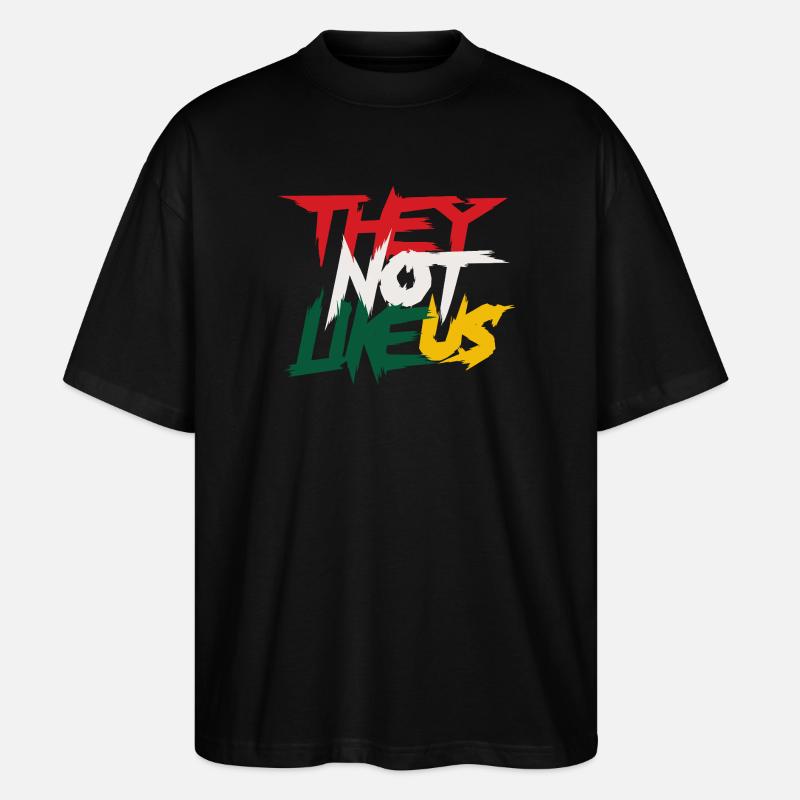 Bold Identity Statement - Stanley/Stella Oversized Unisex Organic T-shirt Blaster 2.0 - black