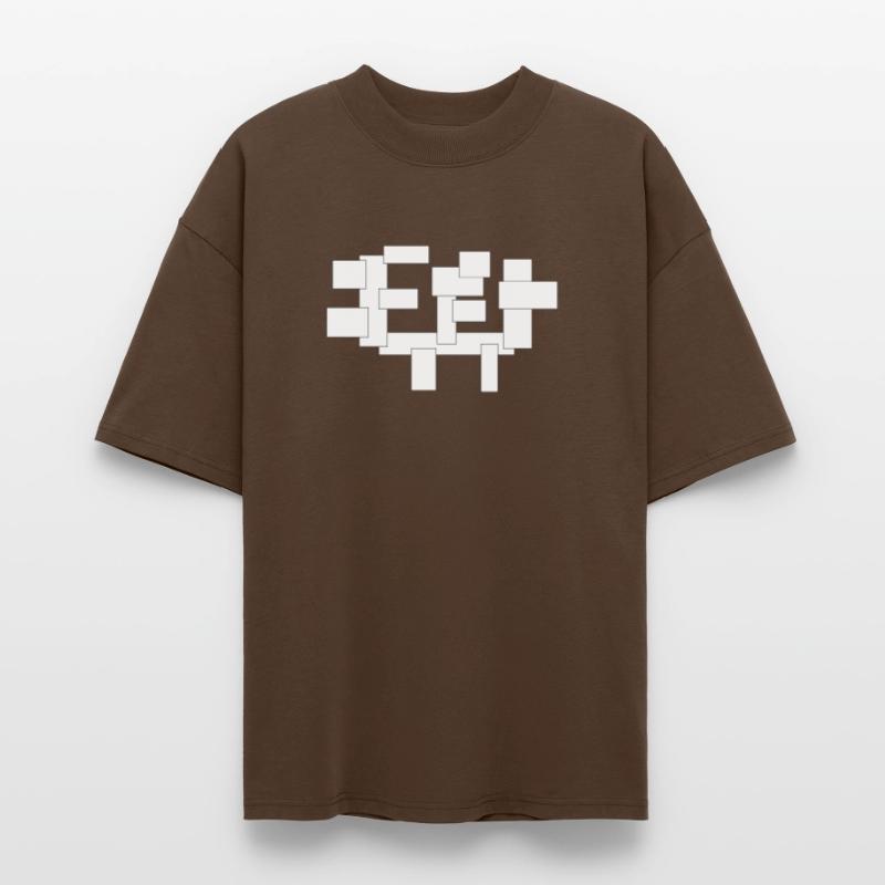 rectangles simplement des carrés en composition T-shirt bio Blaster 2.0 coupe oversize Stanley/Stella Unisexe