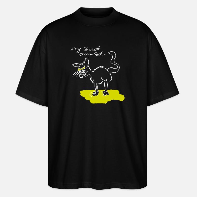 Kitty 2 - Stanley/Stella Oversized Unisex Bio T-Shirt Blaster 2.0 - Schwarz