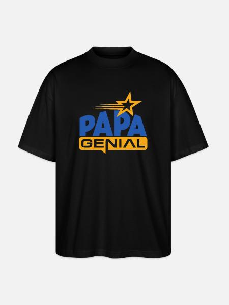 Awesome Dad - Stanley/Stella Oversized Unisex Organic T-shirt Blaster 2.0 - black