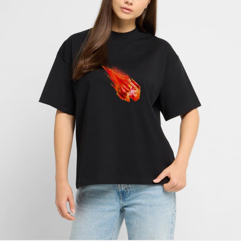 Astéroïde lumineux avec queue de feu - Conception de puissance T-shirt bio Blaster 2.0 coupe oversize Stanley/Stella Unisexe