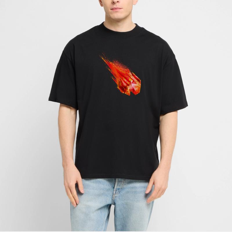 Astéroïde lumineux avec queue de feu - Conception de puissance T-shirt bio Blaster 2.0 coupe oversize Stanley/Stella Unisexe