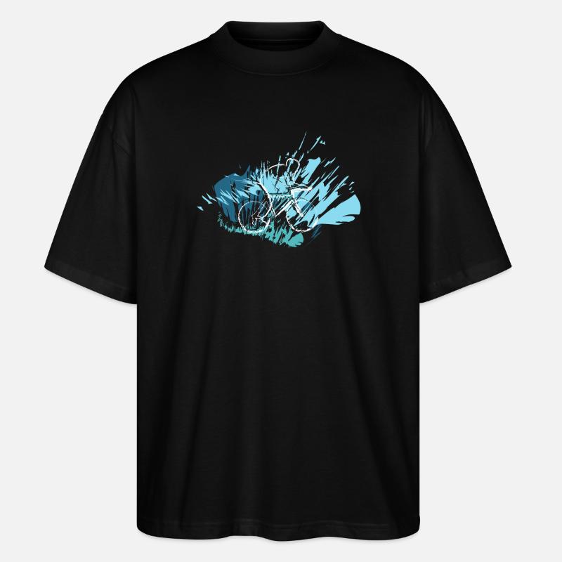 Biker  Style 26 - Stanley/Stella Oversized Unisex Bio T-Shirt Blaster 2.0 - Schwarz