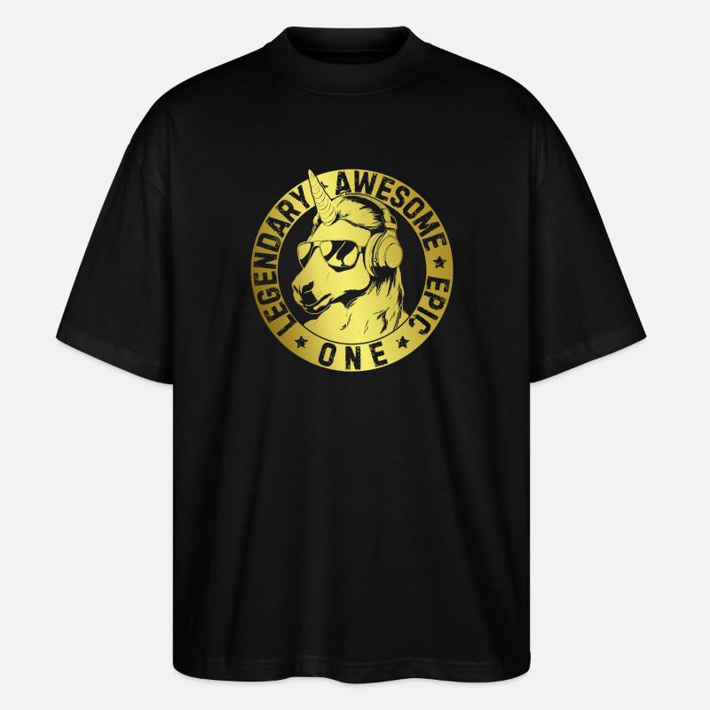 LEGENDÄRES, GROSSARTIGES, EPISCHES - Stanley/Stella Oversized Unisex Bio T-Shirt Blaster 2.0 - Schwarz