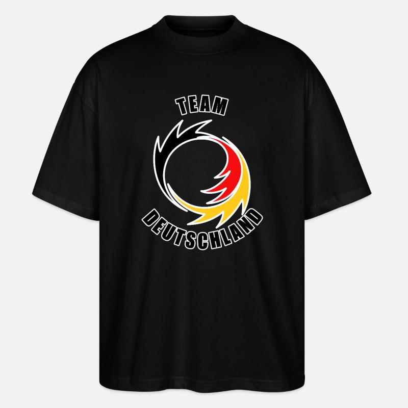 DL8 - T-shirt bio Blaster 2.0 coupe oversize Stanley/Stella Unisexe - noir