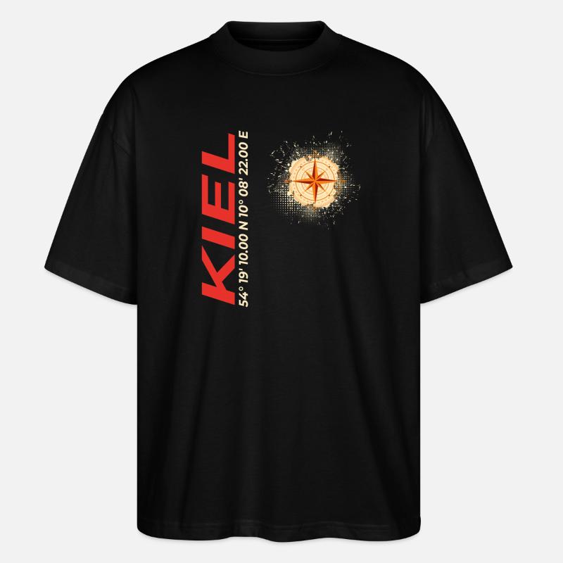 Kiel - Stanley/Stella Oversized Unisex Bio T-Shirt Blaster 2.0 - Schwarz