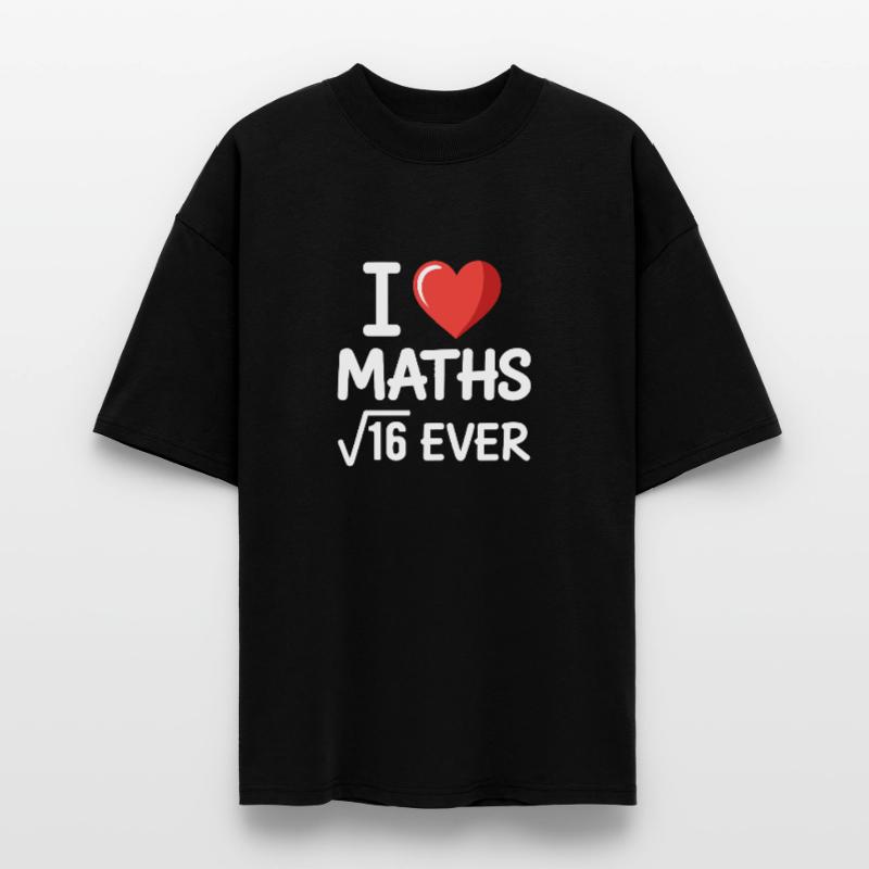 Math J’adore les maths Maths Nerd Professeur de mathématiques T-shirt bio Blaster 2.0 coupe oversize Stanley/Stella Unisexe