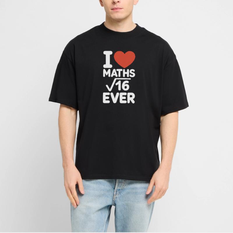 Math I Love Maths Math Nerd Math Teacher Stanley/Stella Oversized Unisex Organic T-shirt Blaster 2.0