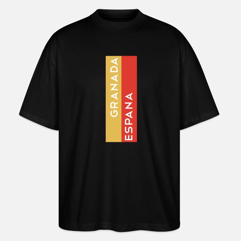 Granada - Stanley/Stella Oversized Unisex Bio T-Shirt Blaster 2.0 - Schwarz