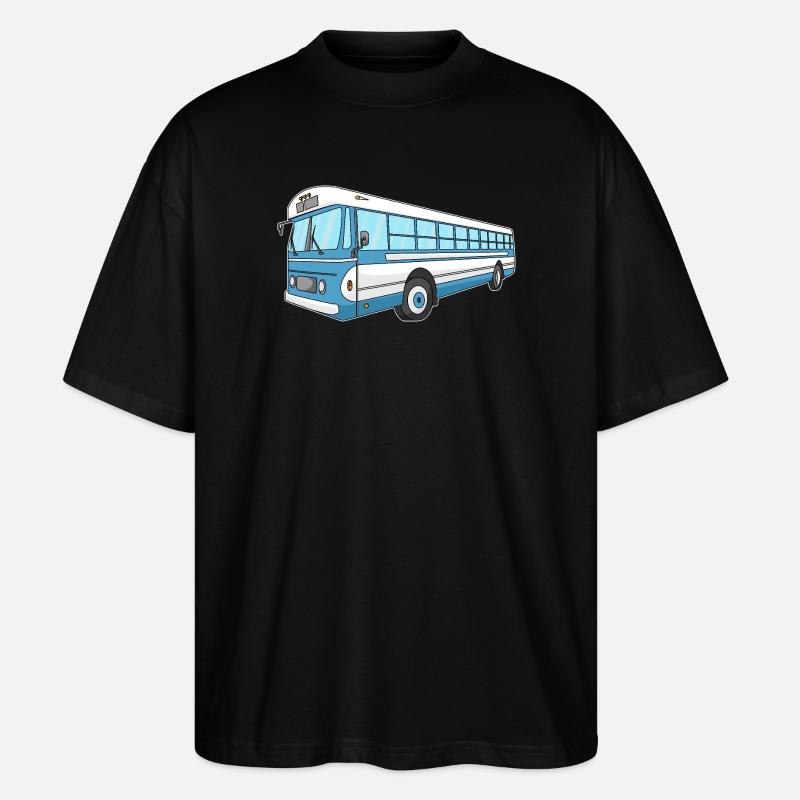 Bus - Stanley/Stella Oversized Unisex Bio T-Shirt Blaster 2.0 - Schwarz