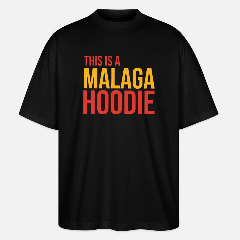 Sweat à capuche Malaga - T-shirt bio Blaster 2.0 coupe oversize Stanley/Stella Unisexe - noir