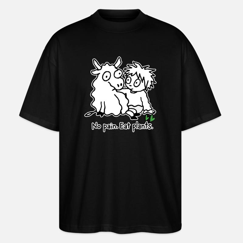 Esse Pflanzen - Stanley/Stella Oversized Unisex Bio T-Shirt Blaster 2.0 - Schwarz