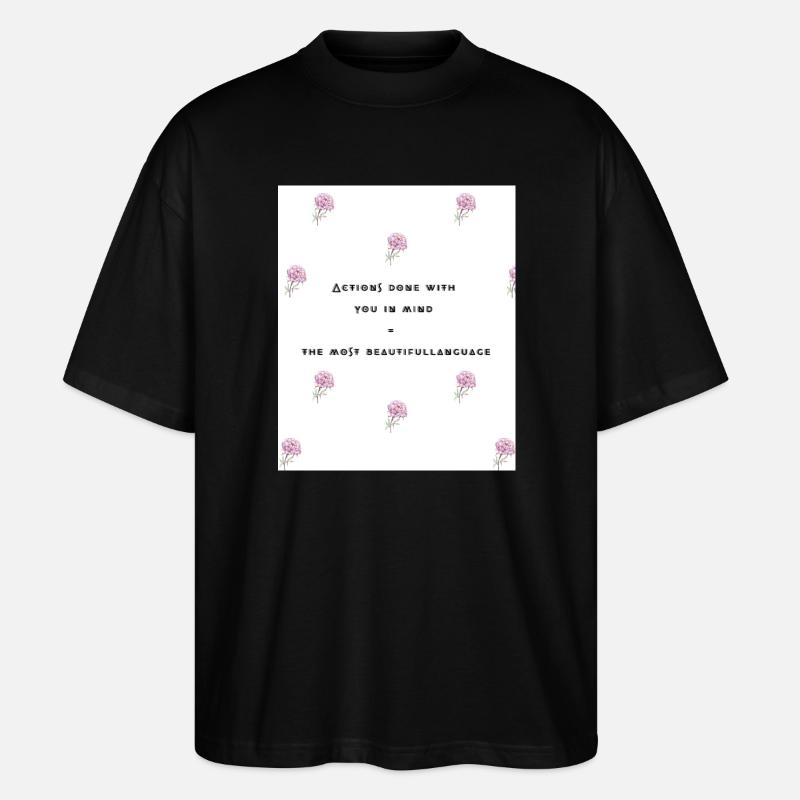 Love 12 - Stanley/Stella Oversized Unisex Bio T-Shirt Blaster 2.0 - Schwarz