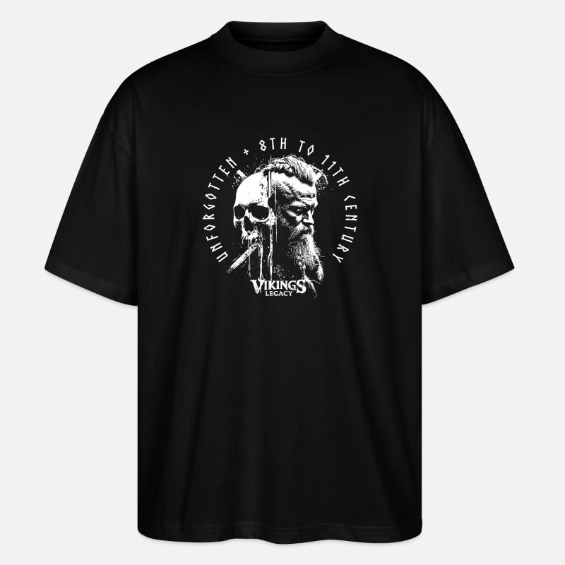 Unforgotten - Stanley/Stella Oversized Unisex Bio T-Shirt Blaster 2.0 - Schwarz