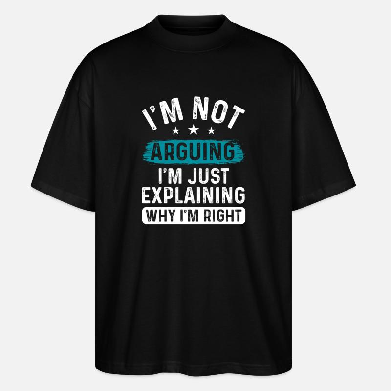 I understand, I'm just explaining - Stanley/Stella Oversized Unisex Organic T-shirt Blaster 2.0 - black