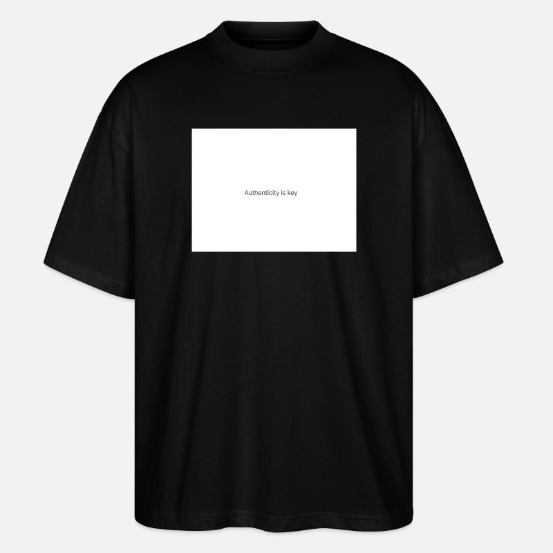 Sei immer du selbst - Stanley/Stella Oversized Unisex Bio T-Shirt Blaster 2.0 - Schwarz
