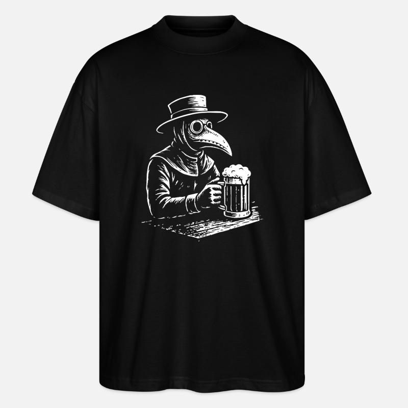 Pestdoktor Cheers Design - Stanley/Stella Oversized Unisex Bio T-Shirt Blaster 2.0 - Schwarz